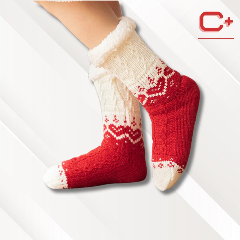 Chaussettes chaussons doux | Femme