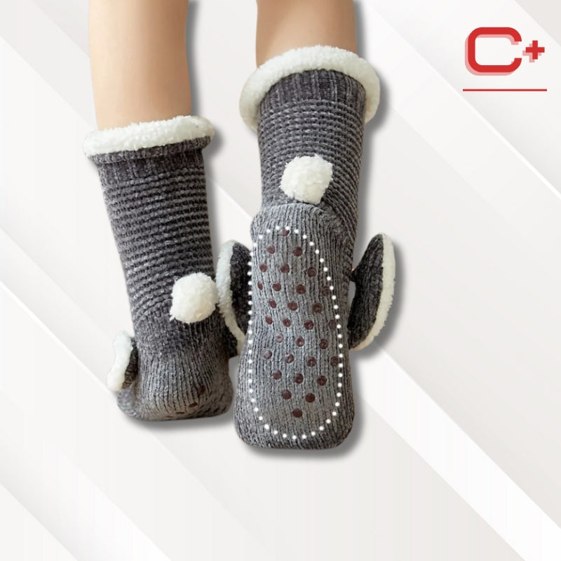 Chaussettes chaussons femme | Montantes