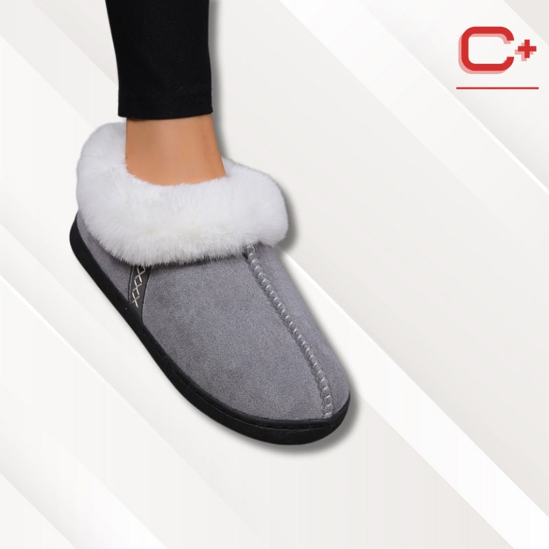 Chaussons montants fourrés femme | Mules