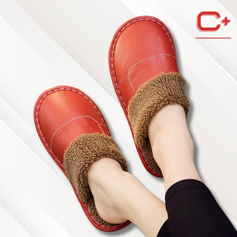 Chaussons de voyage | Homme en cuir