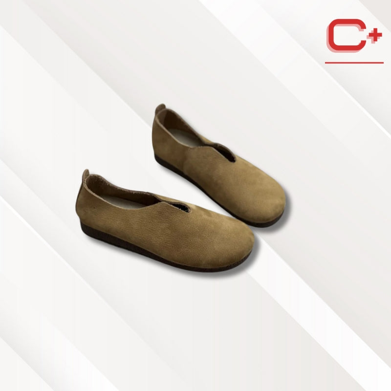 Chaussons ballerines femme | Cuir