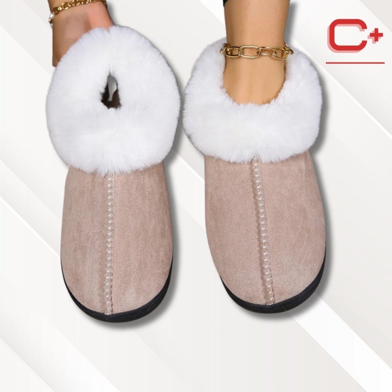 Chaussons montants fourrés femme | Mules