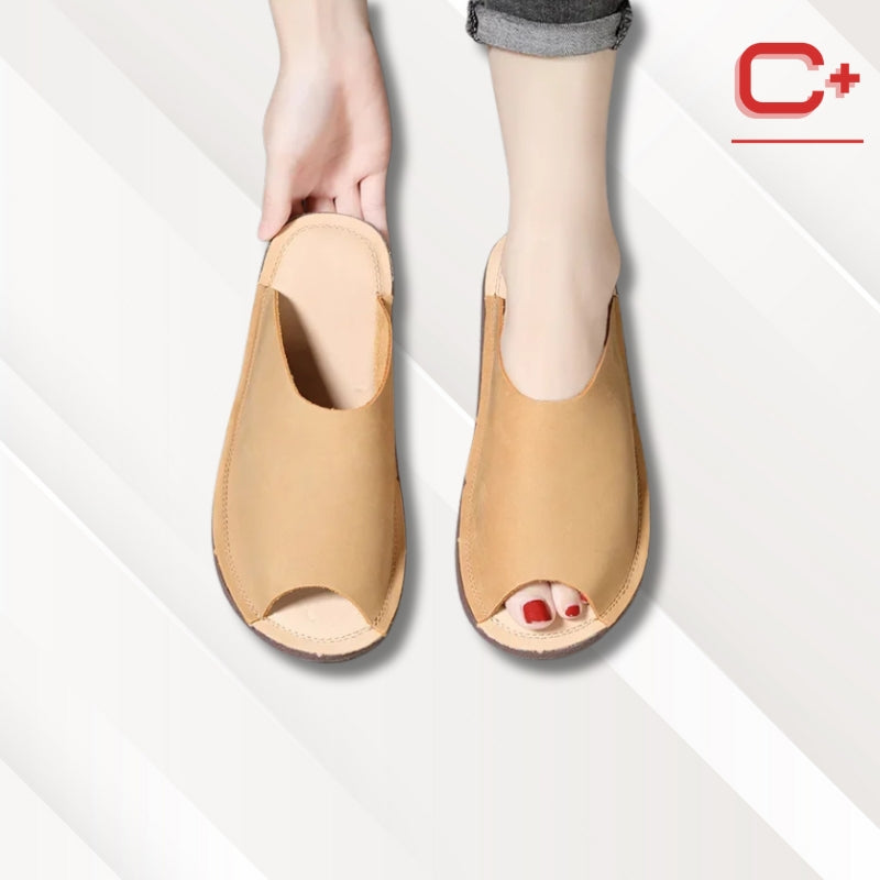 Chaussons cuir souples | Femme