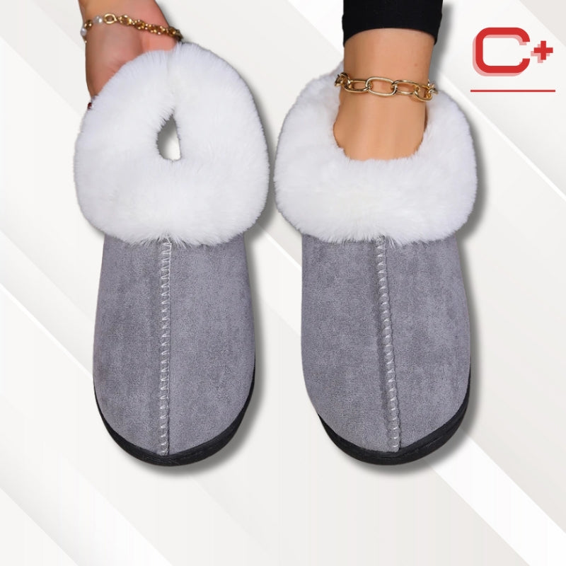 Chaussons montants fourrés femme | Mules