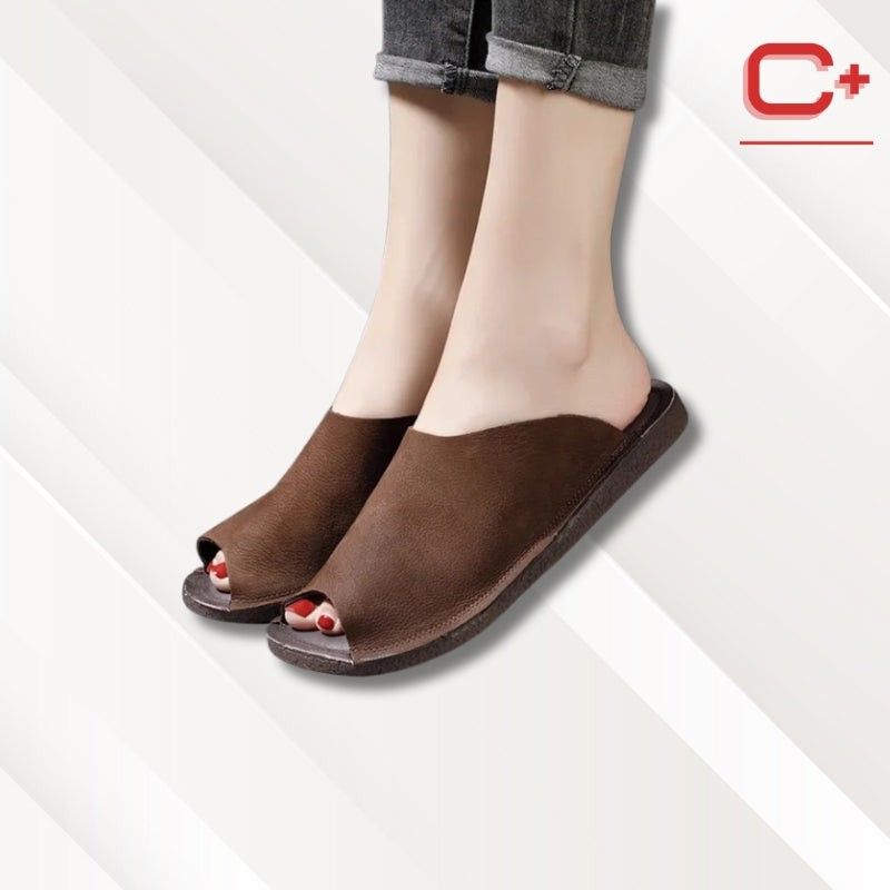 Chaussons cuir souples | Femme