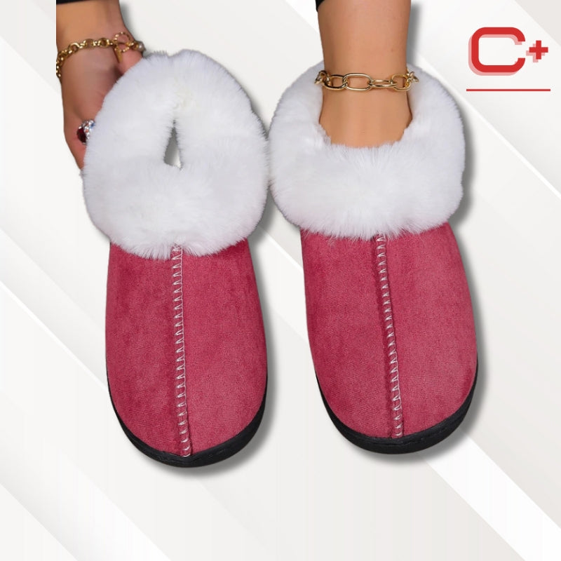 Chaussons montants fourrés femme | Mules