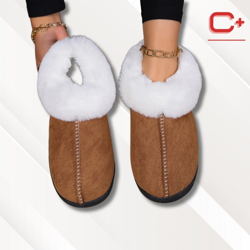 Chaussons montants fourrés femme | Mules