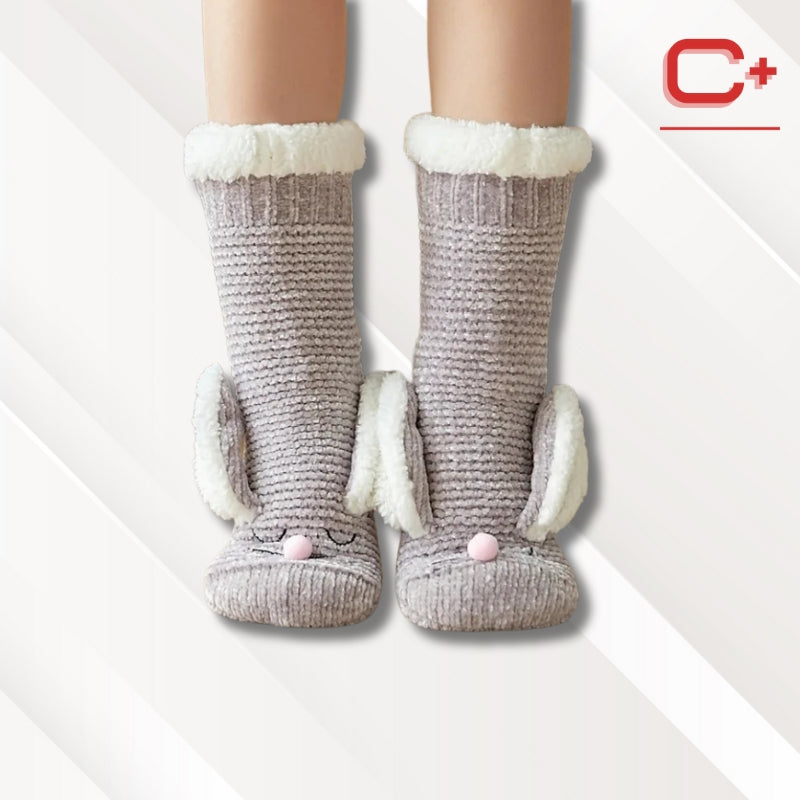 Chaussettes chaussons femme | Montantes