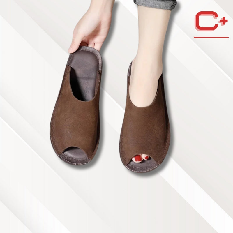 Chaussons cuir souples | Femme