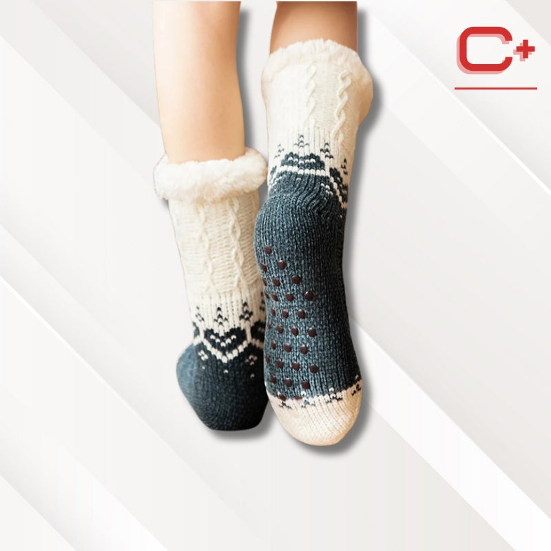 Chaussettes chaussons doux | Femme