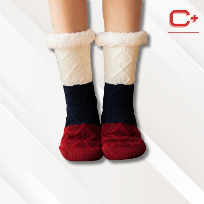 Chaussons chaussettes polaire | Femme