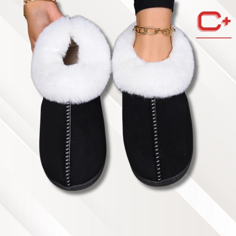 Chaussons montants fourrés femme | Mules