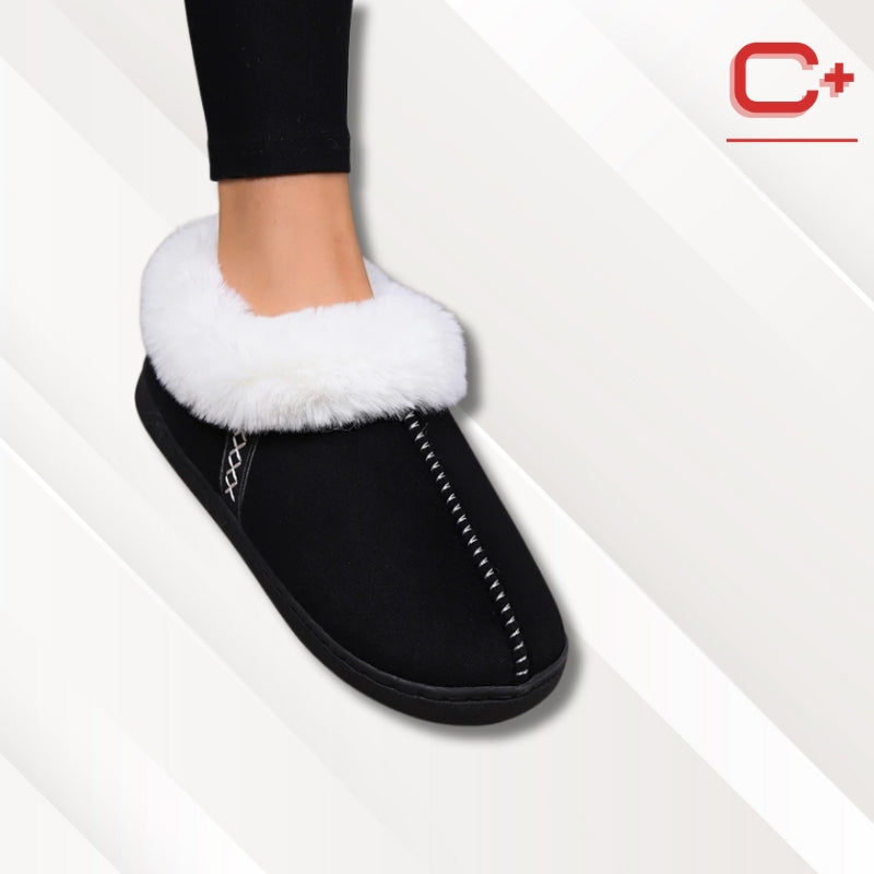 Chaussons montants fourrés femme | Mules