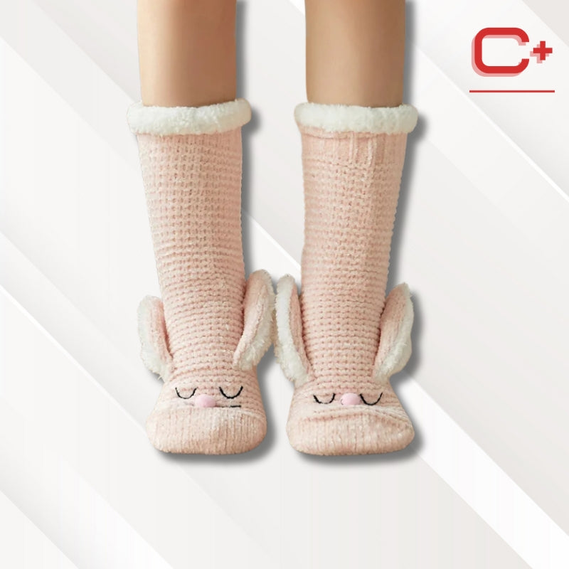 Chaussettes chaussons femme | Montantes