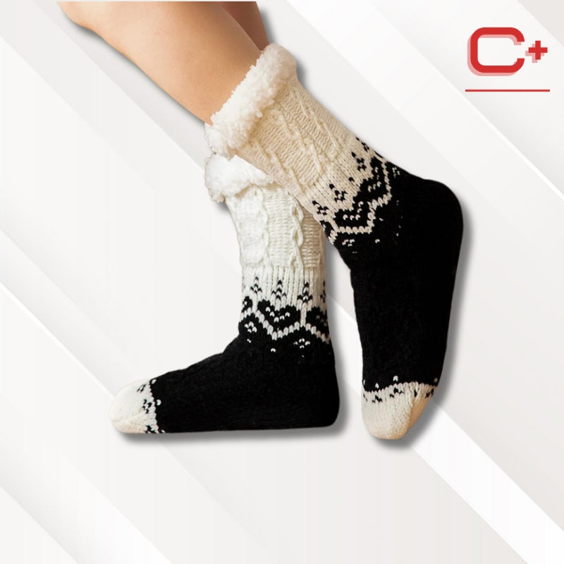 Chaussettes chaussons doux | Femme