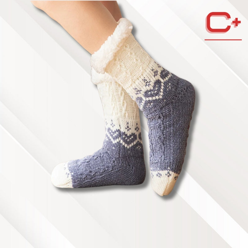 Chaussettes chaussons doux | Femme