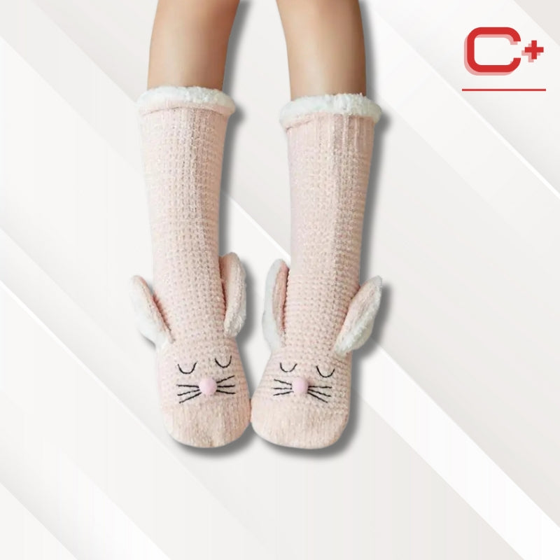 Chaussettes chaussons femme | Montantes