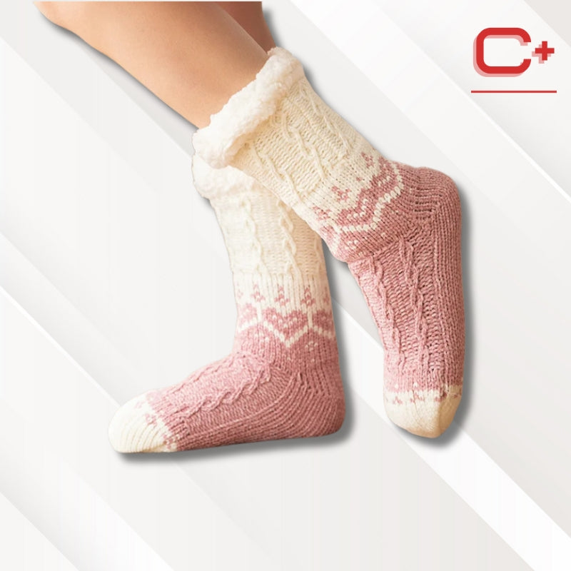 Chaussettes chaussons doux | Femme