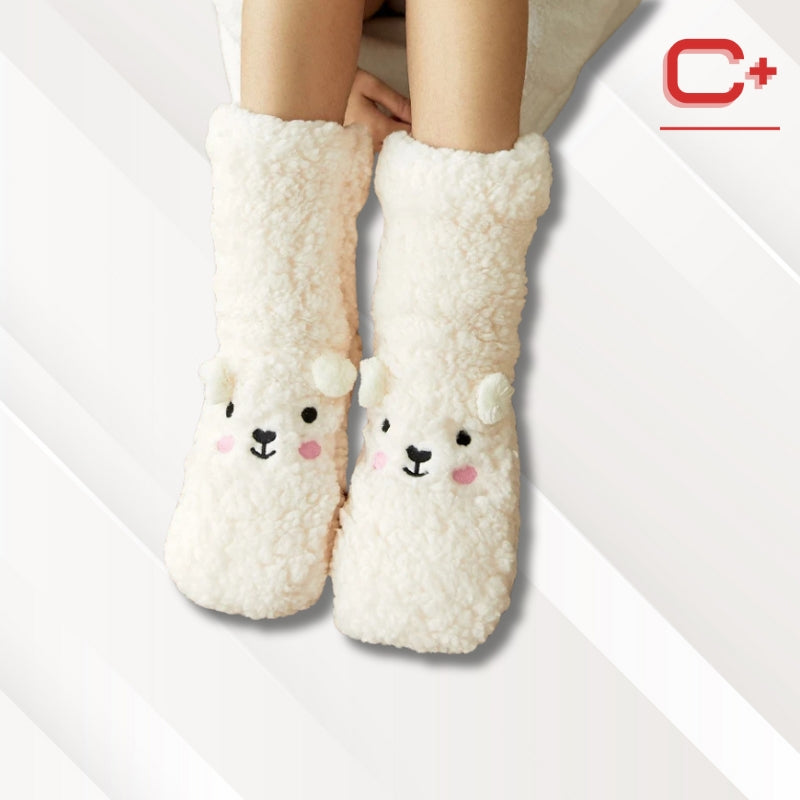 Chaussons chaussettes antidérapants | Femme